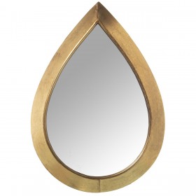 Specchio da parete Alexandra House Living Dorato Metallo Goccia 5 x 60 x 46 cm