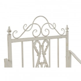 Sedia a Dondolo DKD Home Decor Metallo Alluminio Bianco (63 x 89 x 92 cm)