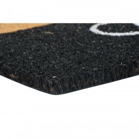 Zerbino DKD Home Decor Nero Marrone Gomma (75 x 45 x 1,5 cm) (2 Unità)