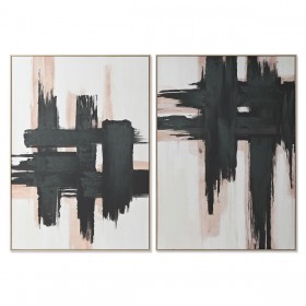 Quadro DKD Home Decor Astratto Città (100 x 4 x 140 cm) (2 Unità)