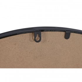 Specchio da parete DKD Home Decor Nero 80 x 2 x 80 cm 80 x 1,8 x 80 cm