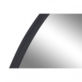 Specchio da parete DKD Home Decor Nero 80 x 2 x 80 cm 80 x 1,8 x 80 cm