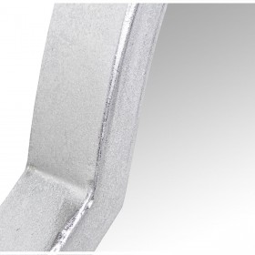 Specchio da parete Alexandra House Living Argentato Metallo Rettangolare 7 x 60 x 95 cm