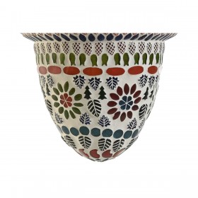 Lampadario DKD Home Decor Cristallo Metallo Multicolore 25 W 20 x 20 x 28 cm (2 Unità)
