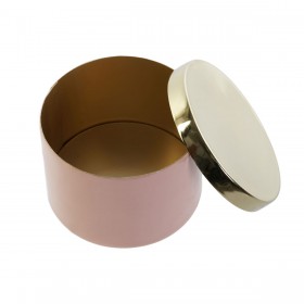 Scatola-Portagioie DKD Home Decor Verde Corallo Ferro 13 x 13 x 9 cm (2 Pezzi) (2 Unità)