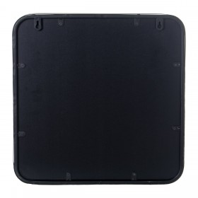 Specchio da parete Alexandra House Living Nero Metallo Quadrato 4 x 37 x 37 cm