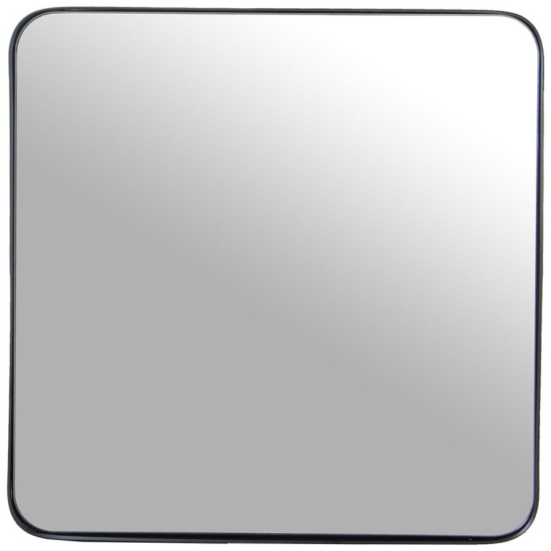 Specchio da parete Alexandra House Living Nero Metallo Quadrato 4 x 54 x 54 cm