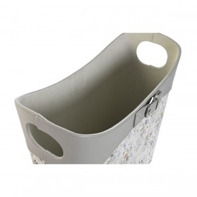 Portariviste DKD Home Decor Bianco Grigio Lilla Rosa chiaro Poliuretano 39 x 21 x 34 cm (2 Unità)