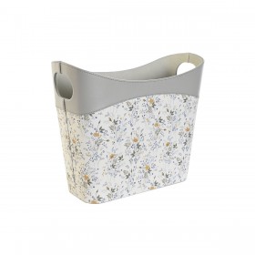 Portariviste DKD Home Decor Bianco Grigio Lilla Rosa chiaro Poliuretano 39 x 21 x 34 cm (2 Unità)