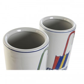 Portaombrelli DKD Home Decor Multicolore Città 19 x 19 x 44 cm 19 x 19 x 45 cm (2 Unità)