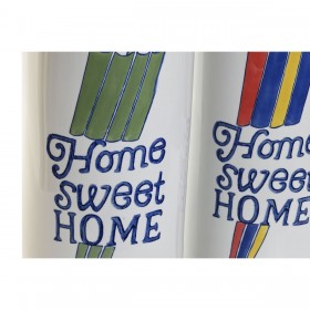 Portaombrelli DKD Home Decor Multicolore Città 19 x 19 x 44 cm 19 x 19 x 45 cm (2 Unità)