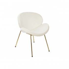 Sedia DKD Home Decor Bianco Dorato 63 x 57 x 73 cm
