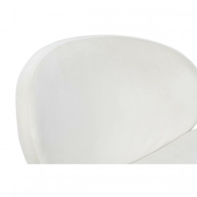 Sedia DKD Home Decor Bianco Dorato 63 x 57 x 73 cm