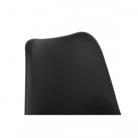 Sedia DKD Home Decor 62 x 58 x 73 cm Nero Dorato Metallo