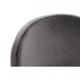 Sedia DKD Home Decor 62 x 58 x 73 cm Nero Dorato Metallo