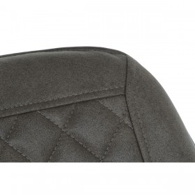 Sedia DKD Home Decor Nero Grigio Metallo Poliuretano 63 x 49 x 85 cm 49 x 59 x 87 cm
