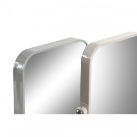 Specchio con Supporto DKD Home Decor Beige Grigio Crema polistirene 15 x 2,5 x 19,2 cm (2 Unità)