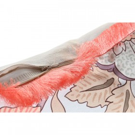 Cuscino DKD Home Decor Frange 45 x 15 x 45 cm (4 Unità)