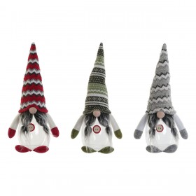 Decorazione Natalizia DKD Home Decor Multicolore 17 x 12 x 37 cm (3 Unità)