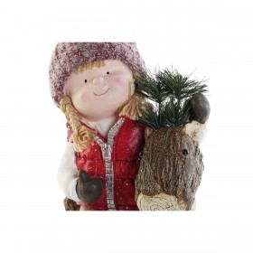 Decorazione Natalizia DKD Home Decor Multicolore Bambini 18 x 24 x 45 cm (2 Unità)