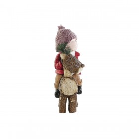 Decorazione Natalizia DKD Home Decor Multicolore Bambini 18 x 24 x 45 cm (2 Unità)