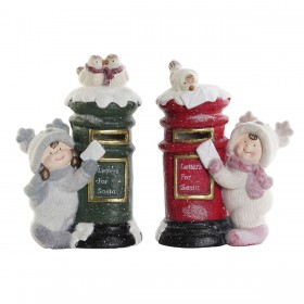 Decorazione Natalizia DKD Home Decor Multicolore 16 x 28 x 40 cm (2 Unità)