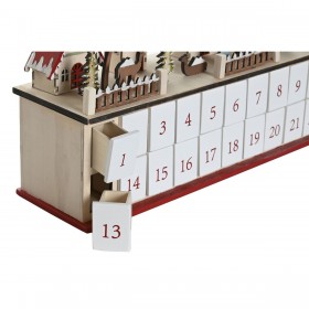 Calendario dell'Avvento DKD Home Decor Legno 45 x 11 x 23 cm (2 Unità)