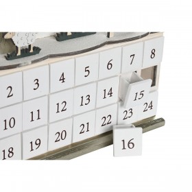 Calendario dell'Avvento DKD Home Decor Legno 34 x 8,5 x 36,5 cm (2 Unità)