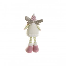 Decorazione Natalizia DKD Home Decor Multicolore Elfo 13 x 7 x 35 cm (3 Unità)