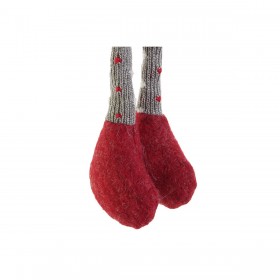Ghirlanda di Natale DKD Home Decor Multicolore Legno 30 x 7 x 46 cm (2 Unità)