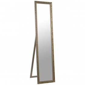 Specchio da terra Alexandra House Living Champagne 6 x 38 x 157 cm Rettangolare