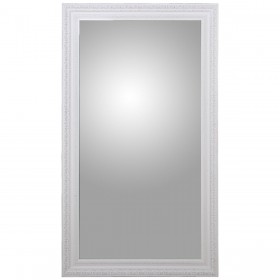Specchio da parete Alexandra House Living Bianco Legno Consumato 8 x 87 x 150 cm