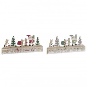 Calendario dell'Avvento DKD Home Decor Legno MDF 45 x 1 x 19 cm 45 x 2 x 19 cm (2 Unità)