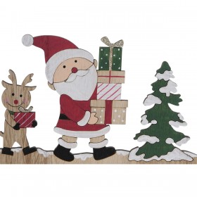 Calendario dell'Avvento DKD Home Decor Legno MDF 45 x 1 x 19 cm 45 x 2 x 19 cm (2 Unità)