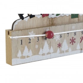 Calendario dell'Avvento DKD Home Decor Legno MDF 45 x 1 x 19 cm 45 x 2 x 19 cm (2 Unità)