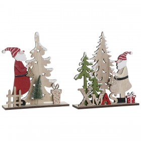 Decorazione Natalizia DKD Home Decor Multicolore 18 x 5 x 20 cm (2 Unità)