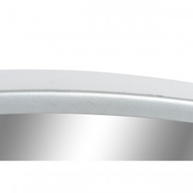 Specchio da parete DKD Home Decor Argentato Metallo Specchio Moderno 100 x 2 x 100 cm