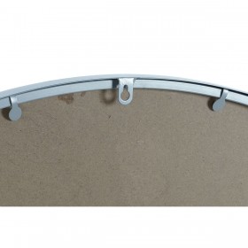 Specchio da parete DKD Home Decor Argentato Metallo Specchio Moderno 100 x 2 x 100 cm