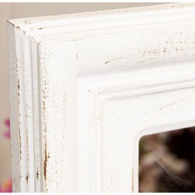 Specchio da parete Alexandra House Living Bianco Legno Rettangolare 5 x 78 x 150 cm