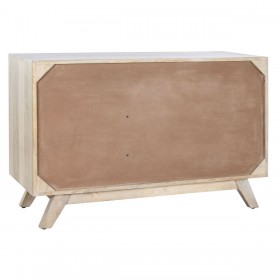Credenza DKD Home Decor Bianco Naturale Legno di mango 115 x 42 x 75 cm