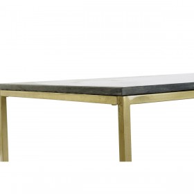 Tavolino da Caffè DKD Home Decor Nero Dorato Marmo Ferro 100 x 61 x 43 cm