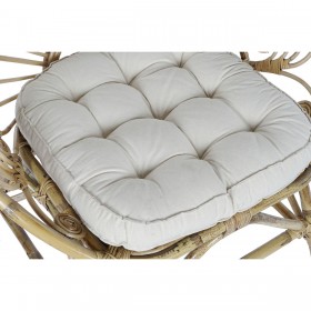 Poltrona da giardino DKD Home Decor Bianco Marrone 75 x 50 x 90 cm 80 x 66 x 89 cm 84 x 70 x 90 cm