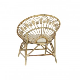 Poltrona da giardino DKD Home Decor Bianco Marrone 75 x 50 x 90 cm 80 x 66 x 89 cm 84 x 70 x 90 cm