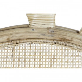 Testiera del Letto DKD Home Decor Marrone Naturale 180 x 4 x 90 cm