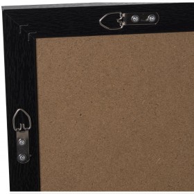 Specchio da parete Alexandra House Living Nero Legno Rettangolare 1 x 67 x 49 cm