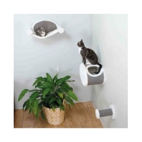 Tiragraffi per Gatti Trixie Bianco Grigio Ø 18 cm