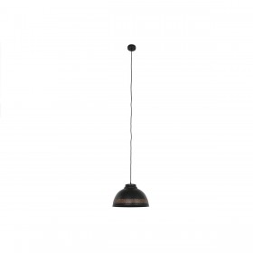 Lampadario DKD Home Decor Marrone Nero Crema Metallo 50 W 39 x 39 x 22 cm (2 Unità)