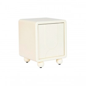Comodino DKD Home Decor Bianco Legno MDF 45 x 40 x 55 cm