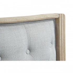 Testiera del Letto DKD Home Decor Grigio Legno d'albero della gomma 160 x 10 x 120 cm