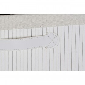 Cassettiera DKD Home Decor Bianco Bambù Legno di paulownia 42 x 32 x 81 cm